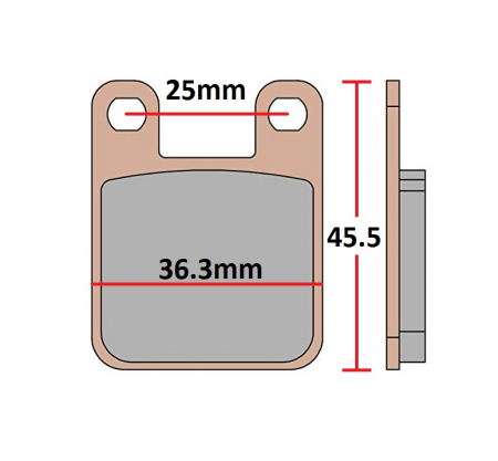 Placute Frana Scuter Benelli Alp 49cc 50cc 80cc [1]