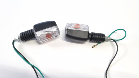 Set 2 Semnale Semnalizari ATV - bec 12V - Negre [1]