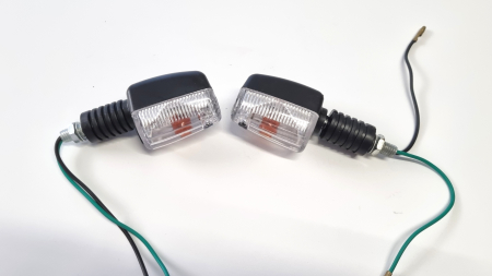 Piese Scuter - Set 2 Semnale Semnalizari ATV - bec 12V - Negre