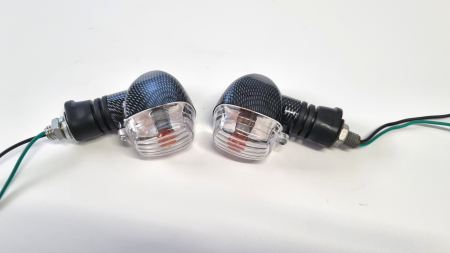 Piese Scuter - Set 2 Semnale ATV - bec - Carbon - 12V