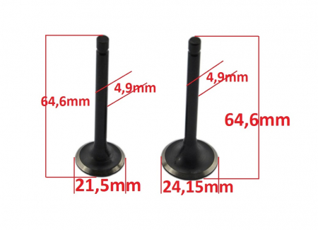 Set 2 Supape ATV 125cc [1]