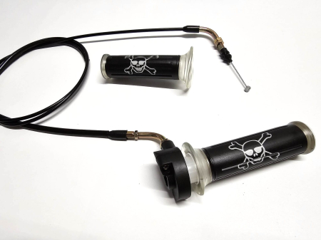 Mansoane + Suport Cablu Acceleratie Scuter Kymco 4T [1]