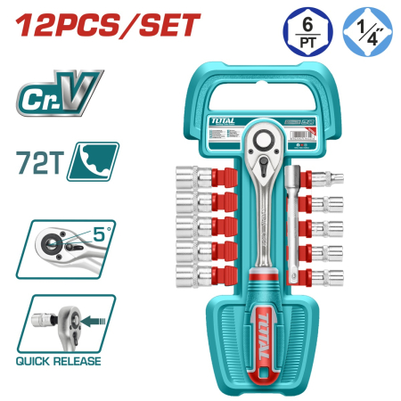 Diverse - Set Chei Tubulare 1/4" – 12 piese