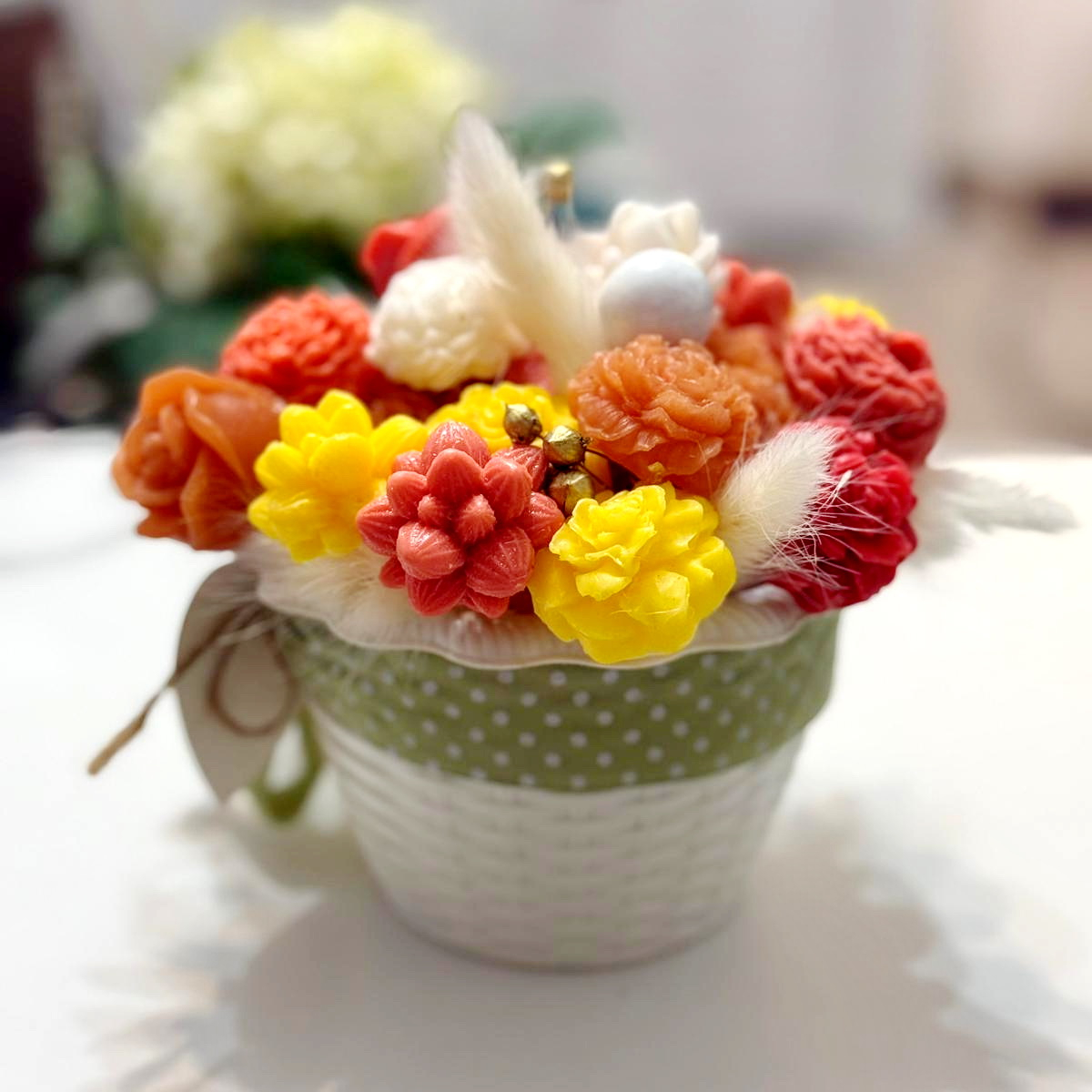 Aranjament din flori de sapun [2]