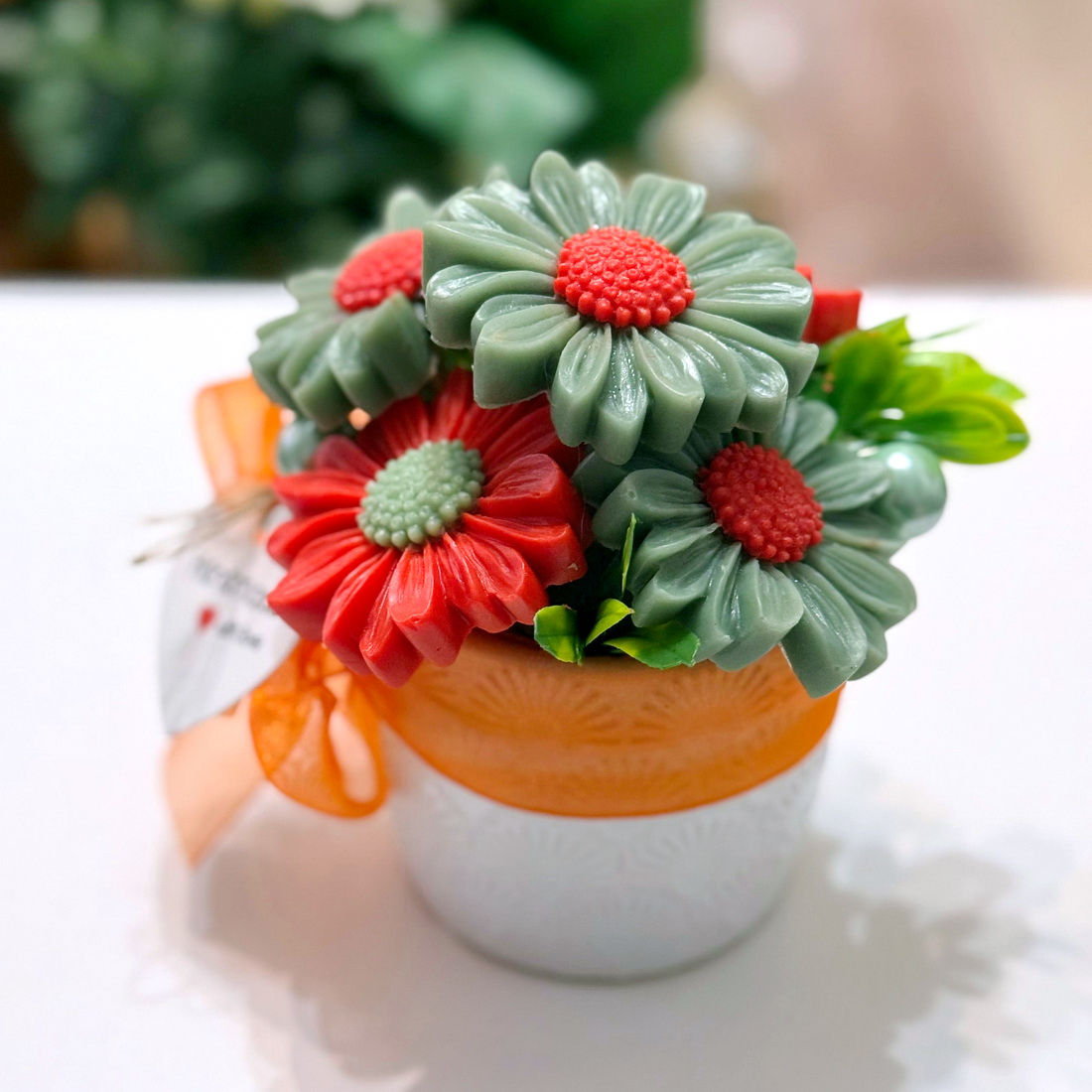 Aranjament din flori de sapun [2]