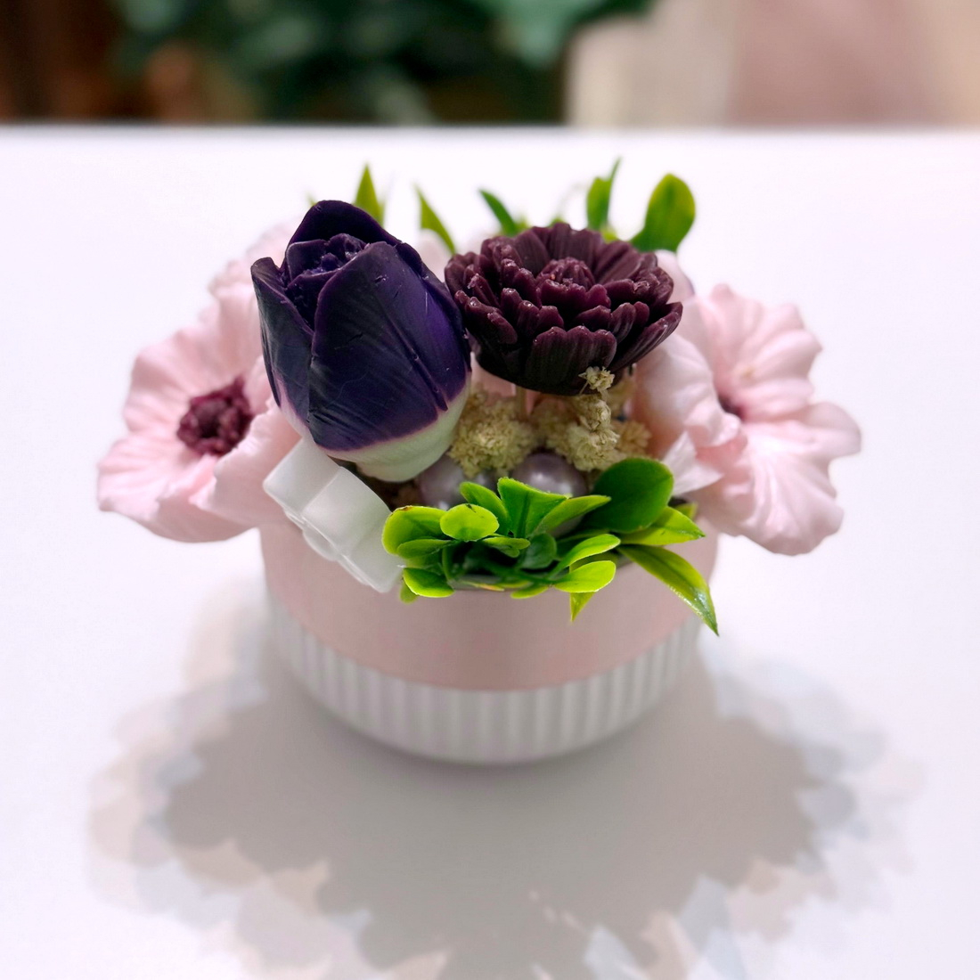 Aranjament din flori de sapun [4]