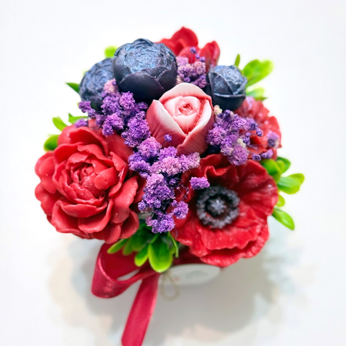 Aranjament din flori de sapun [3]