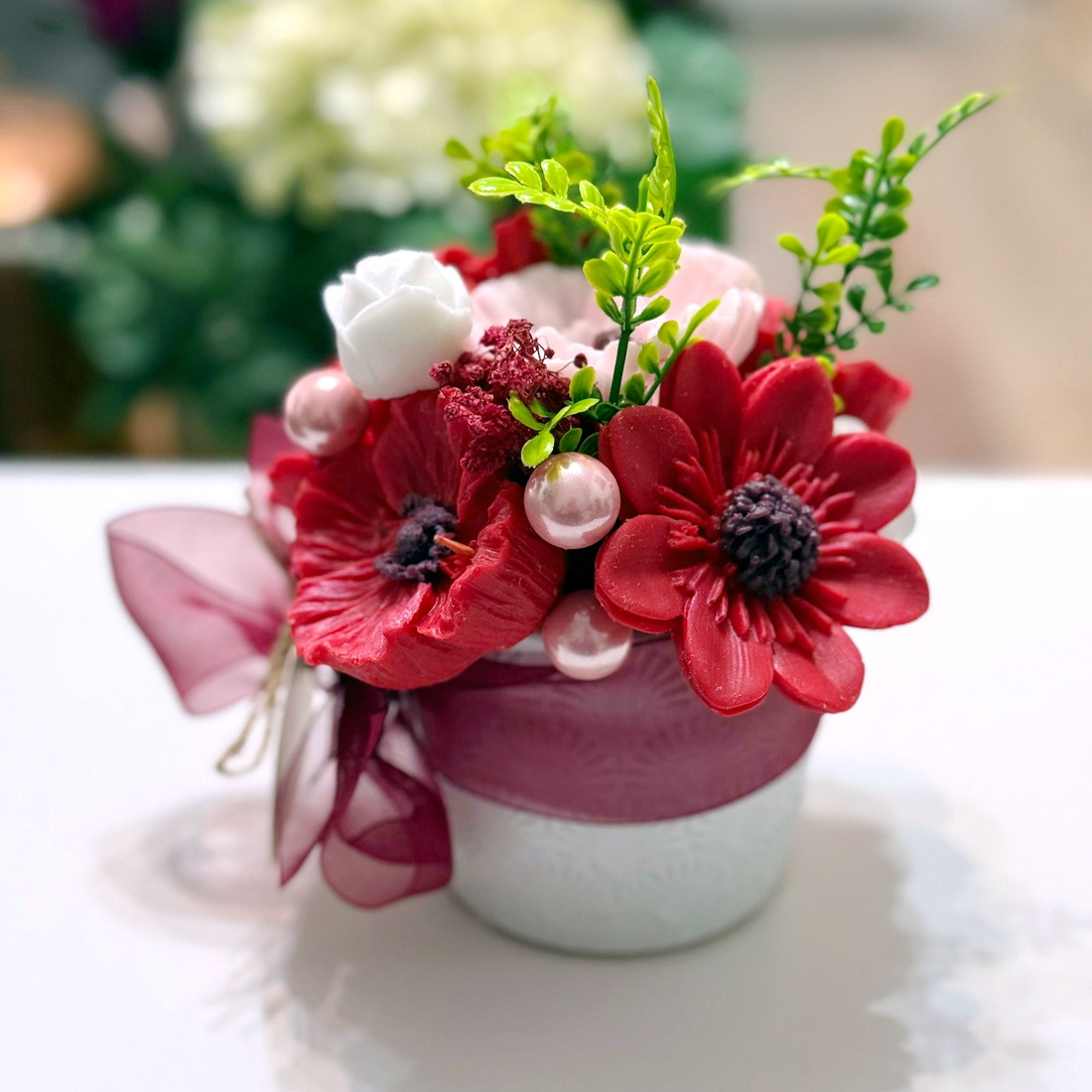 Aranjament din flori de sapun [2]