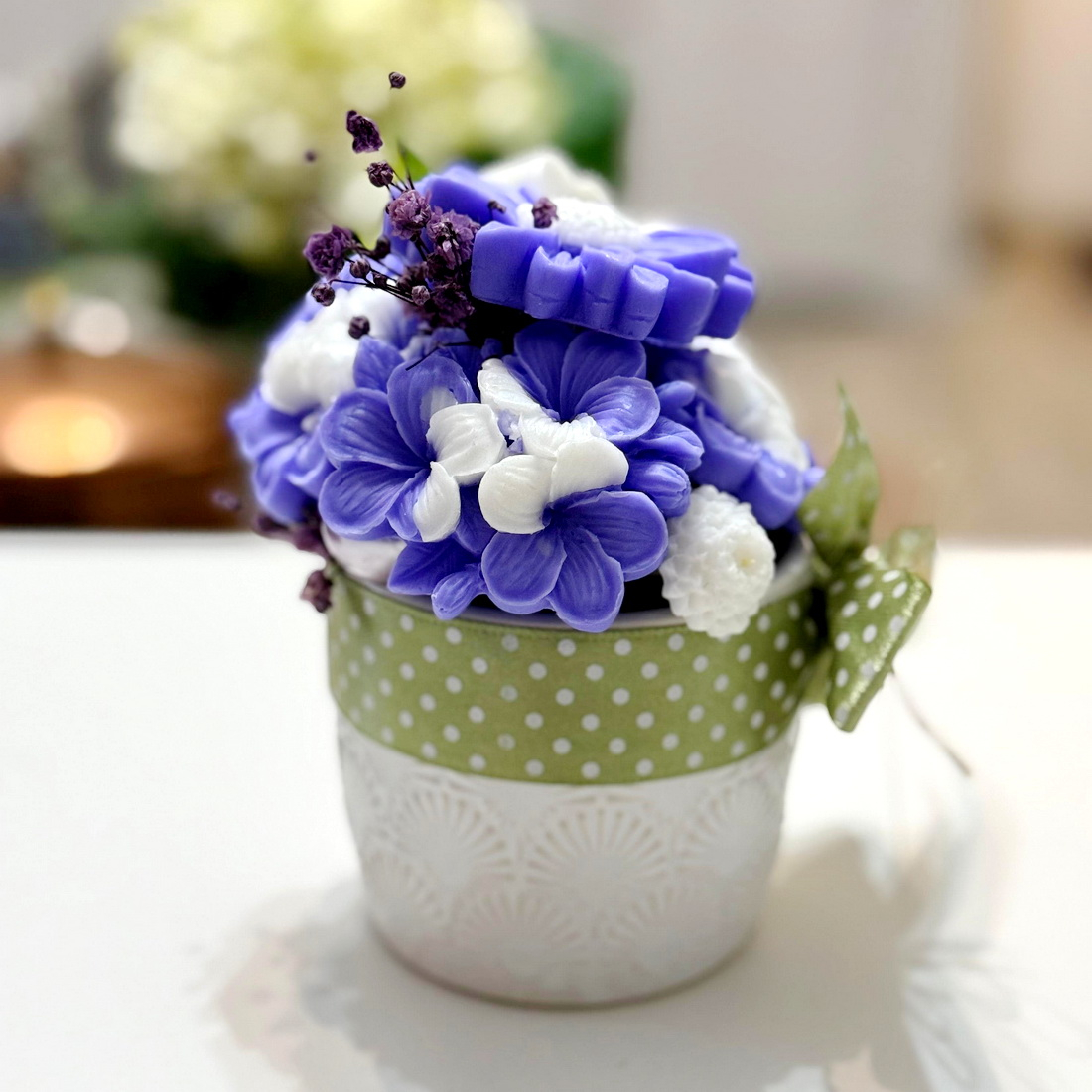 Aranjament din flori de sapun [2]