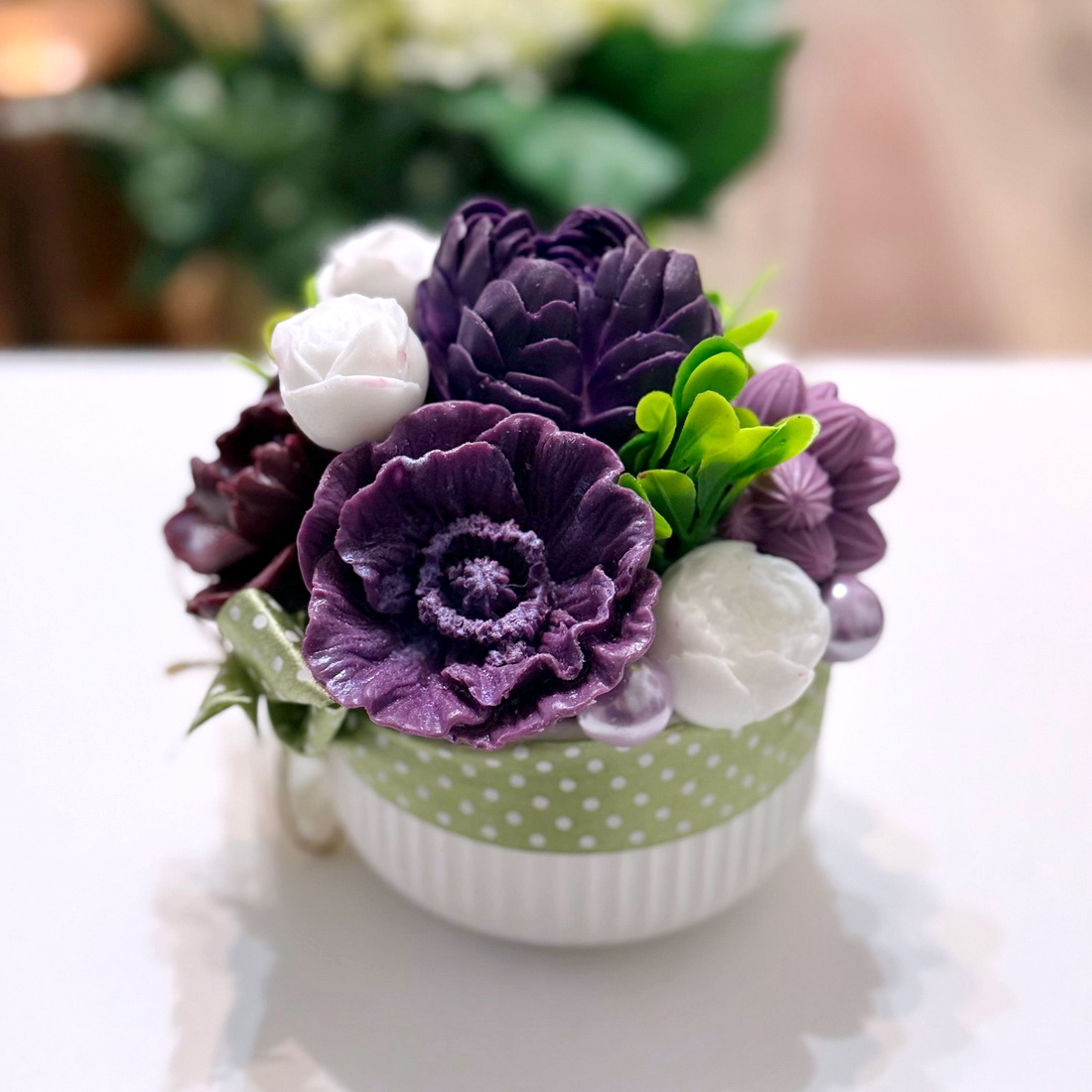 Aranjament din flori de sapun [2]