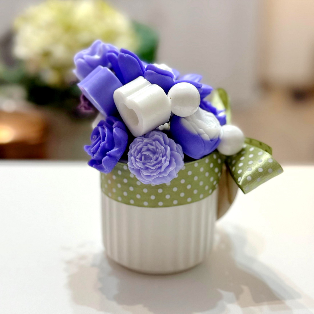 Aranjament din flori de sapun [2]