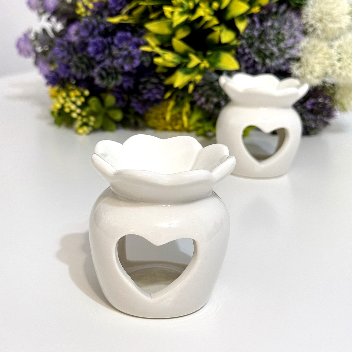 Candela din ceramica color 7.5cm x 7.5cm [3]