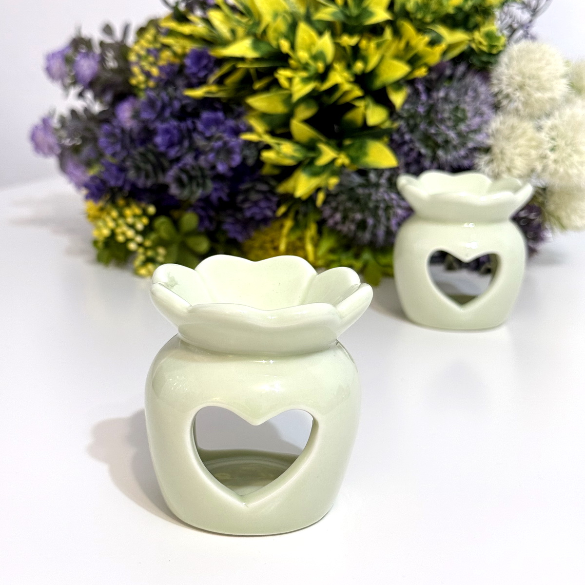 Candela din ceramica color 7.5cm x 7.5cm [4]