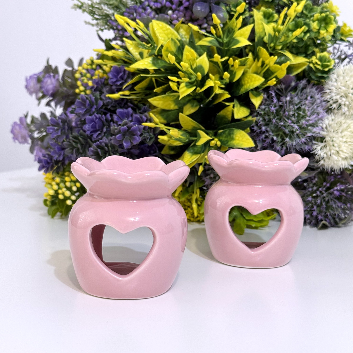 Candela din ceramica color 7.5cm x 7.5cm [2]
