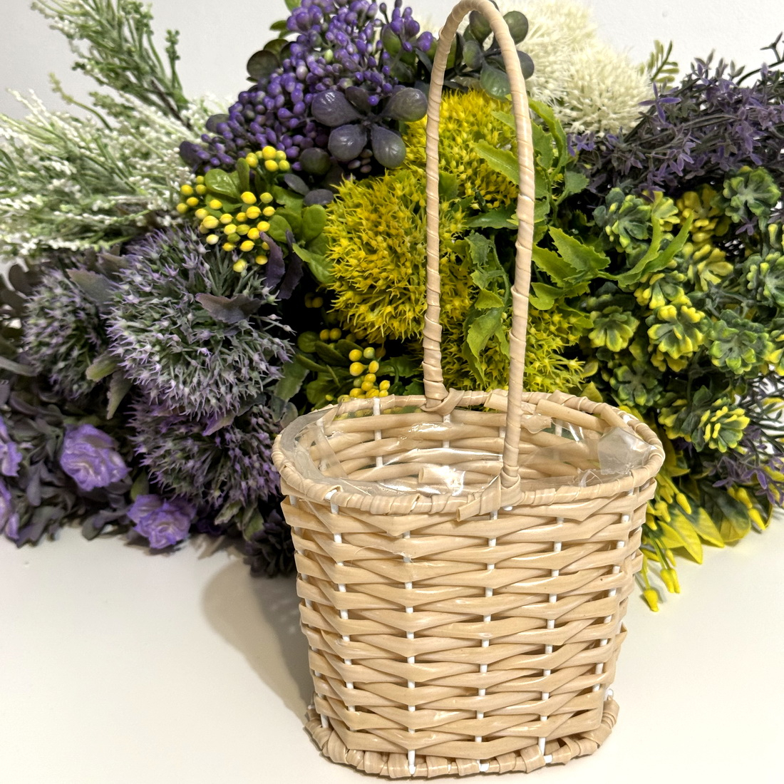 Cosulet bej 12cm x 10cm pentru aranjamente florale [7]