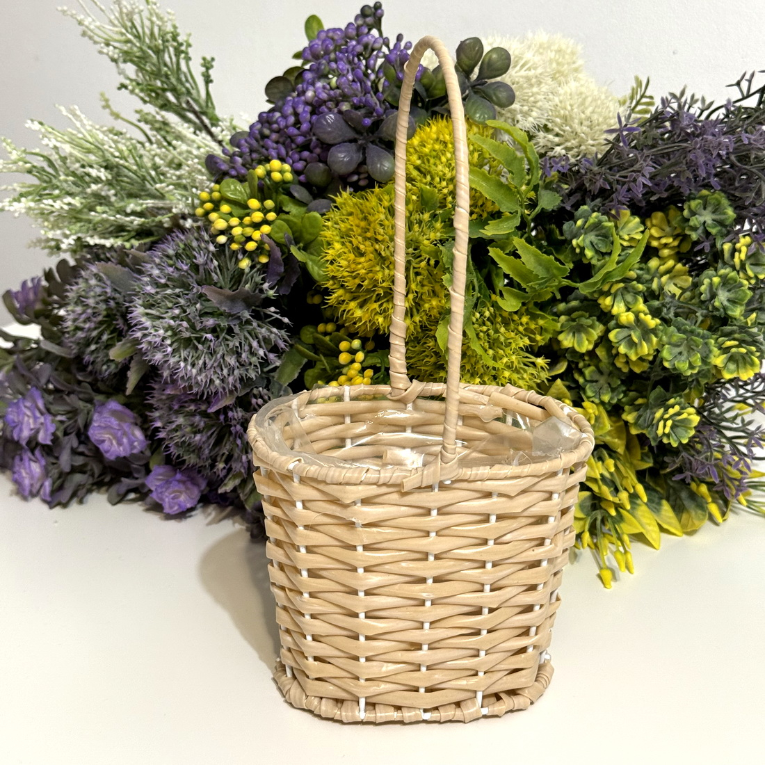 Cosulet bej 12cm x 10cm pentru aranjamente florale [5]