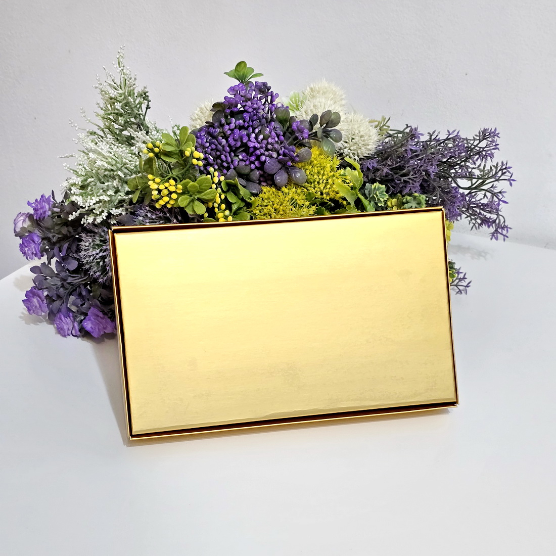 Cutie din carton aurie cu fereastra 25cm x 15cm x 4cm [7]