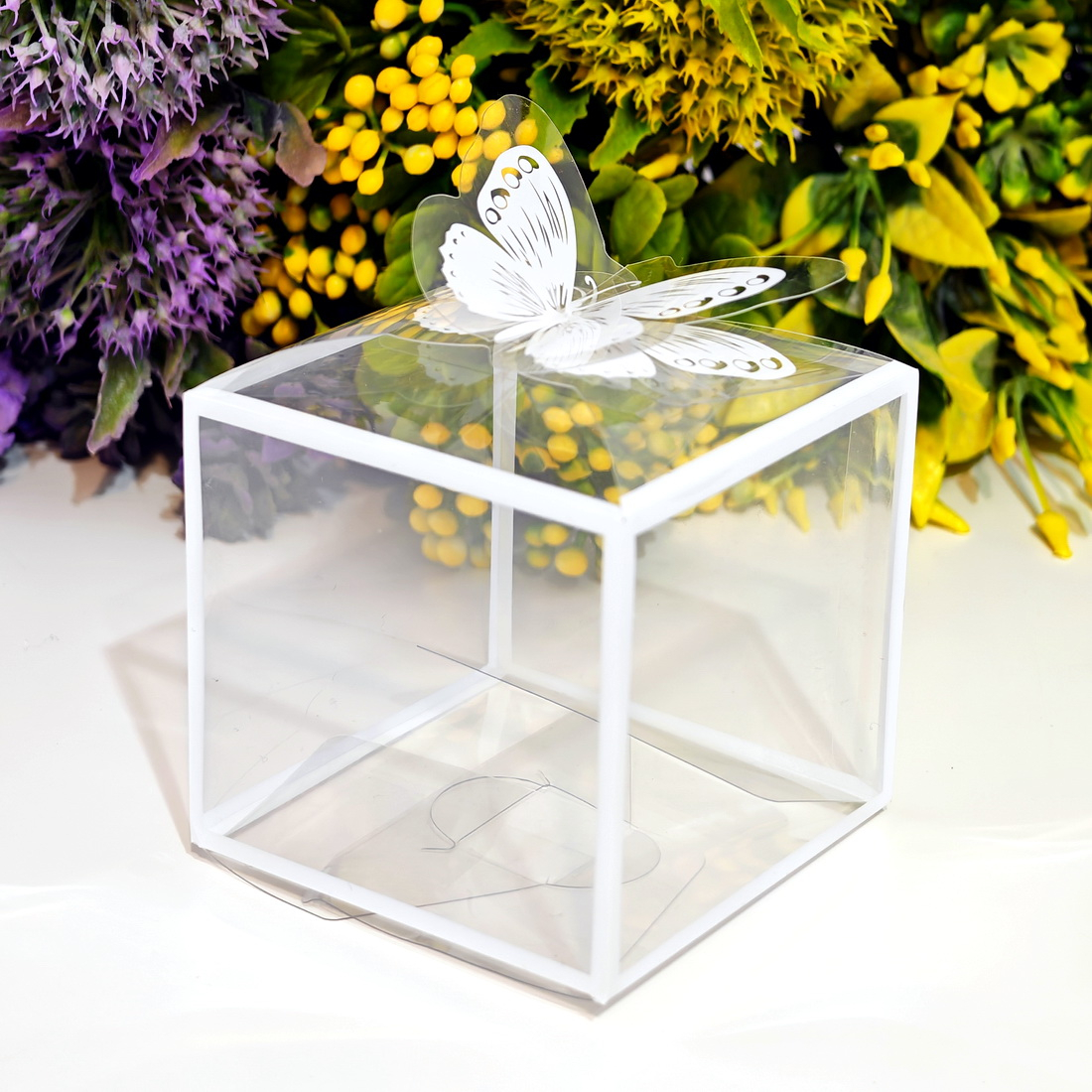 Cutie din plastic transparent 7cm x 7cm x 7cm [2]