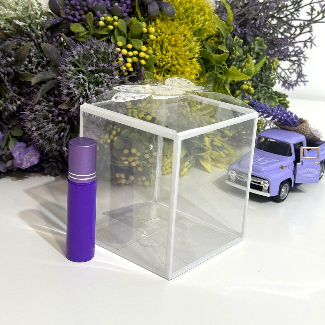 Cutie din plastic transparent 9cm x 9cm x 10cm [2]