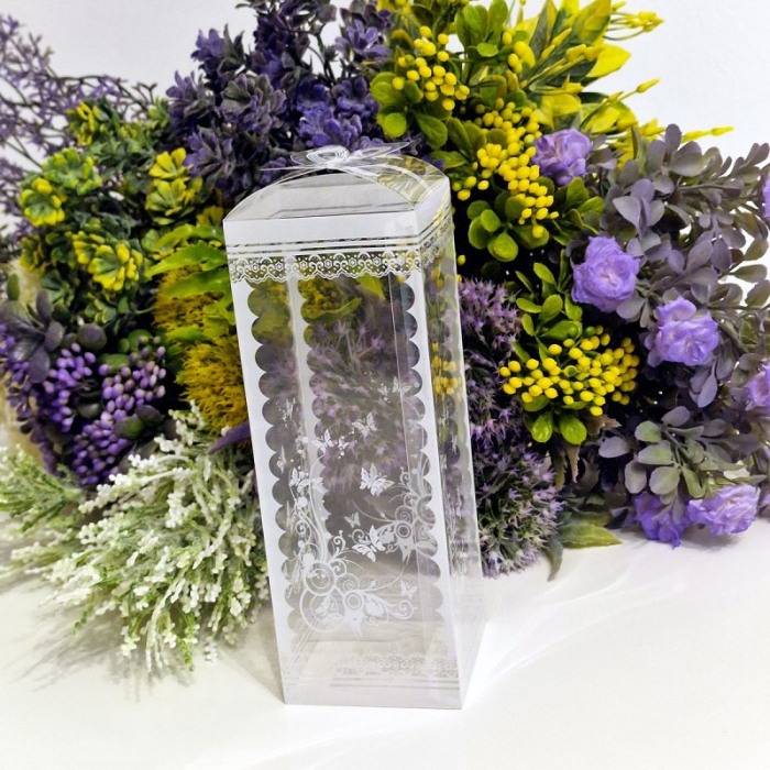 Cutie pentru cadouri dreptunghiulara din plastic 6cm x 16cm x 6cm [2]