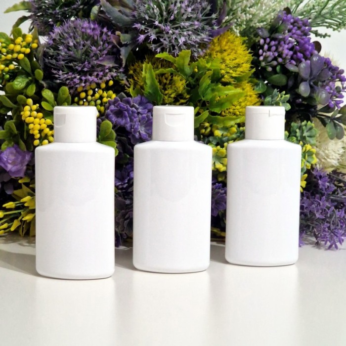 Flacoane albe 100 ml cu capac flip-top [2]