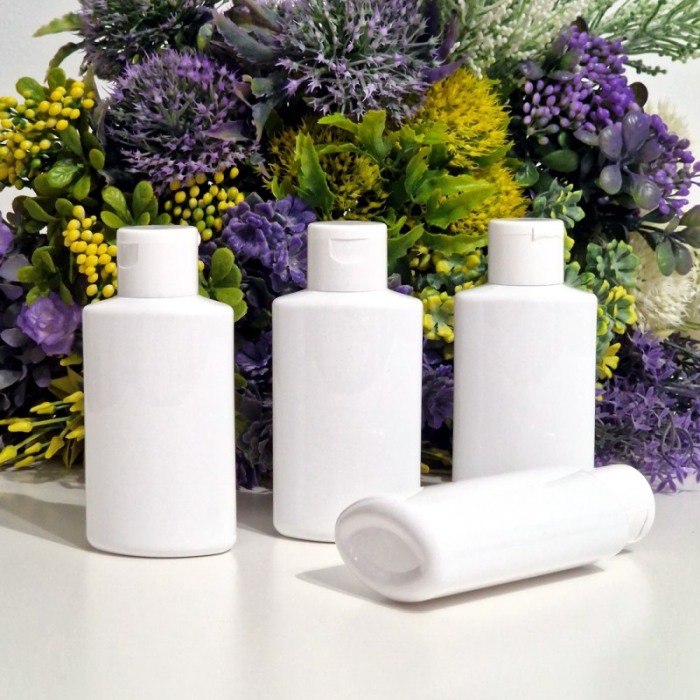 Flacoane albe 100 ml cu capac flip-top [3]