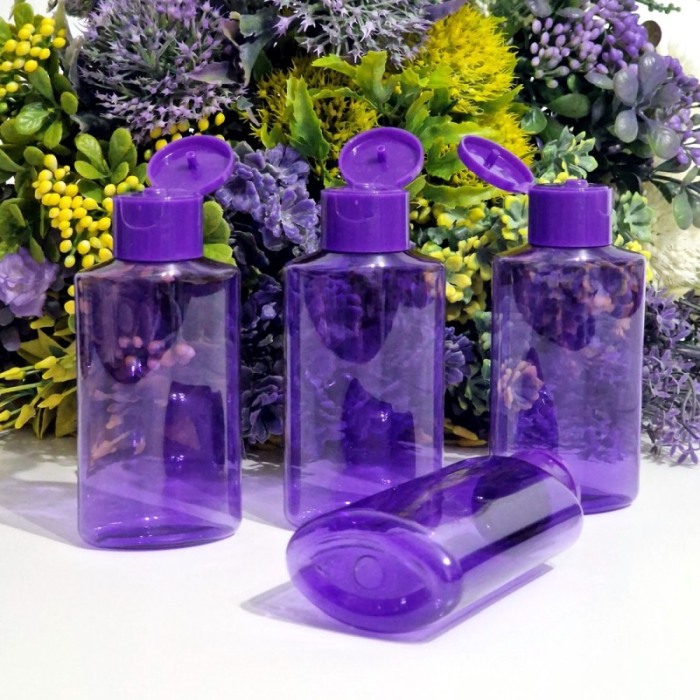 Flacoane mov 100 ml cu capac flip-top [2]