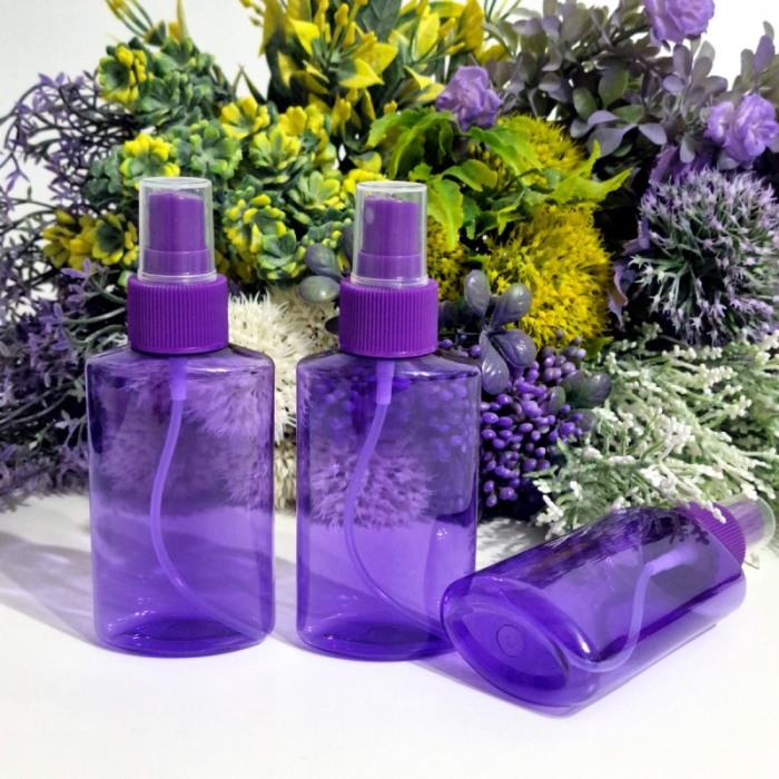 Flacoane mov plate 100 ml cu pulverizator mov tip spray [4]