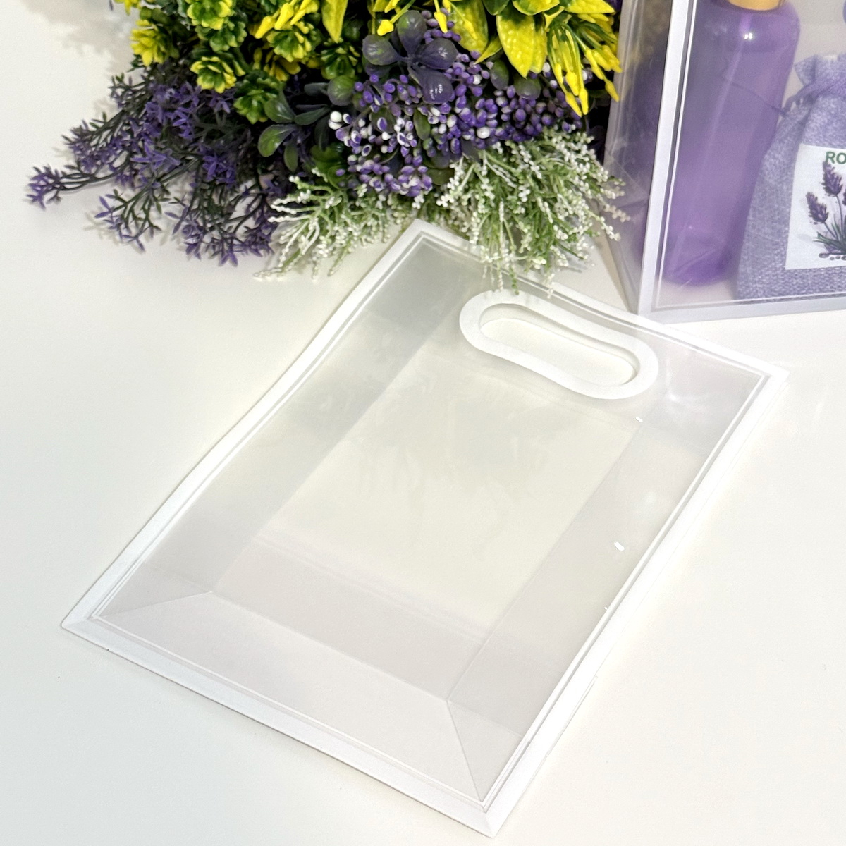 Pungi de plastic transparente 26cm x 18cm x 8cm [4]