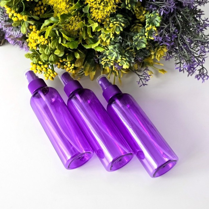 Set 100 flacoane mov 200 ml cu pulverizator tip spray [3]