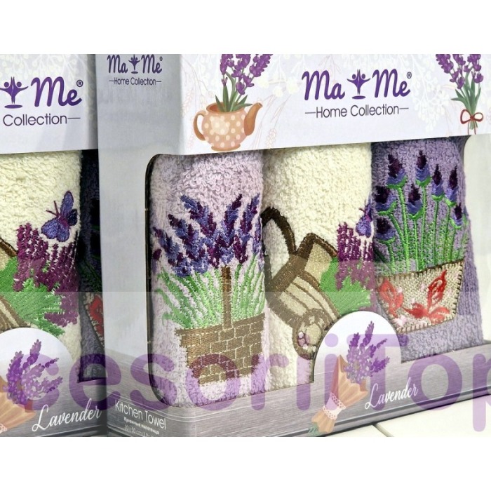 Set 3 prosoape model lavanda 50cm x 30cm [5]
