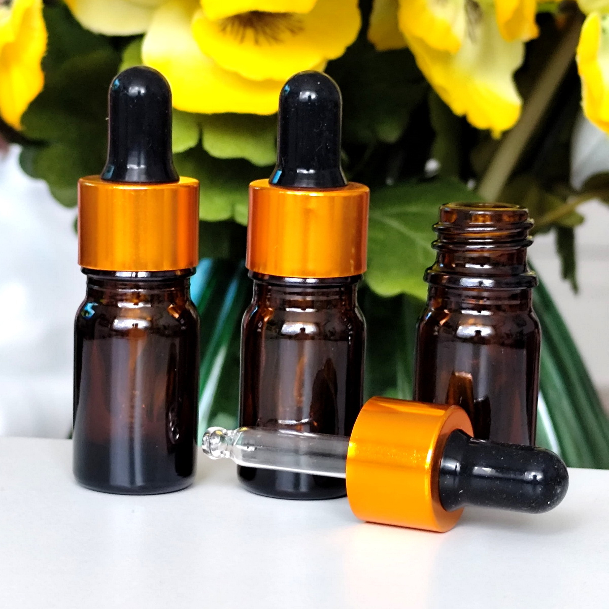 Sticlute cu pipeta 5 ml, sticla [5]