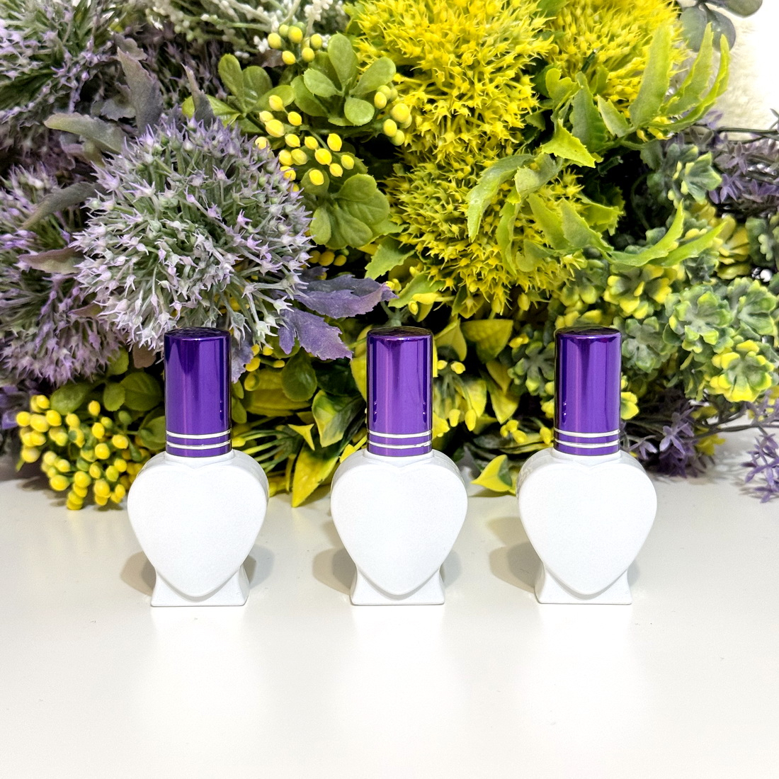 Sticlute din sticla alba 10 ml cu pulverizator pentru parfum [1]