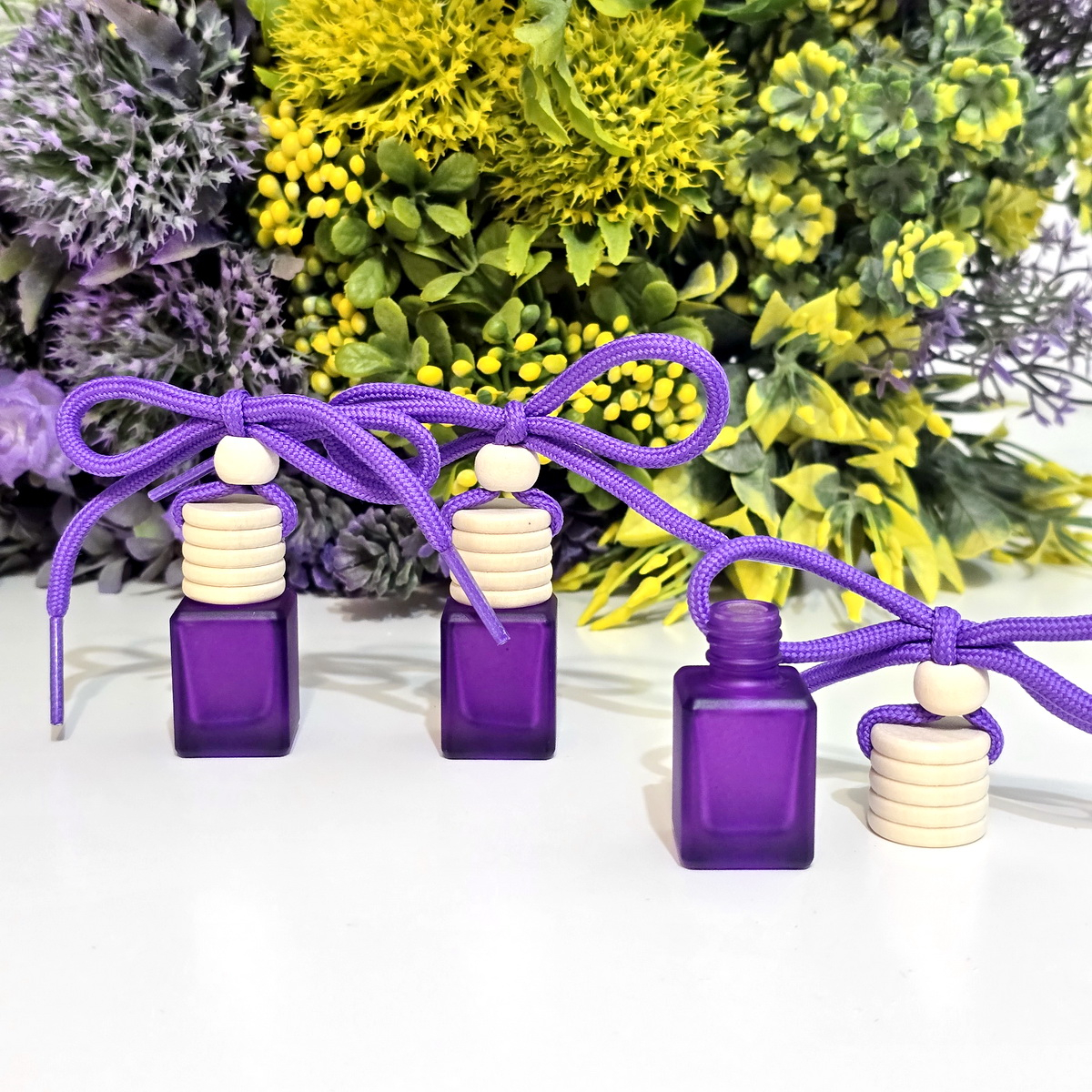 Sticlute odorizant auto 5 ml capac din lemn [2]