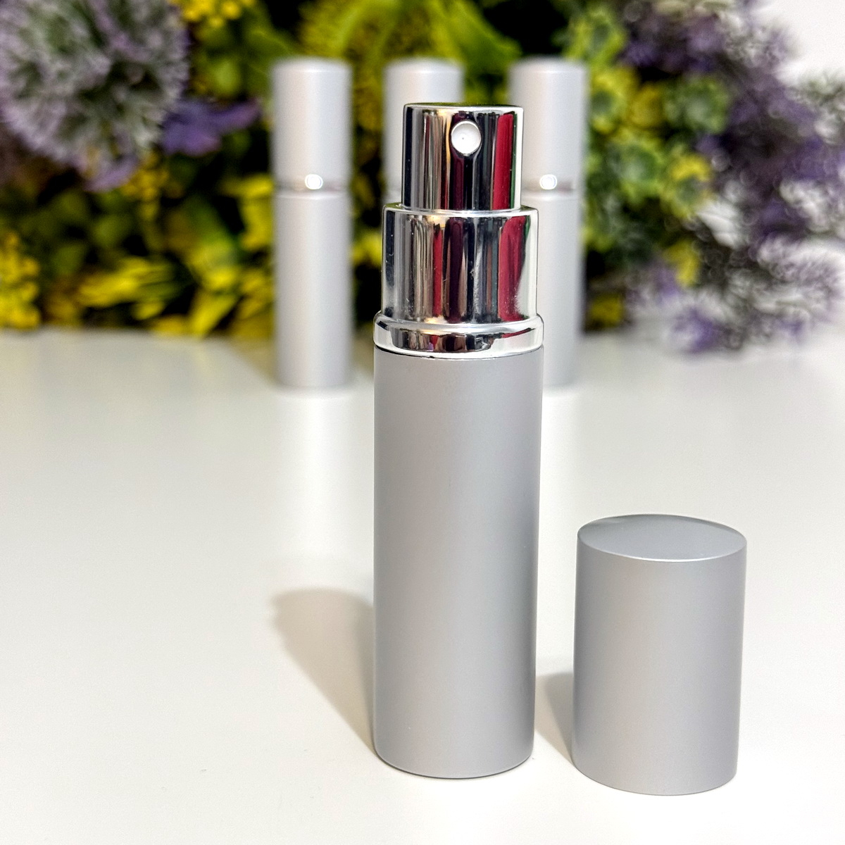 Sticlute pentru parfum 10ml argintii [2]