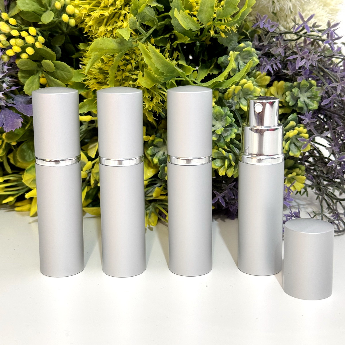 Sticlute pentru parfum 10ml argintii [3]