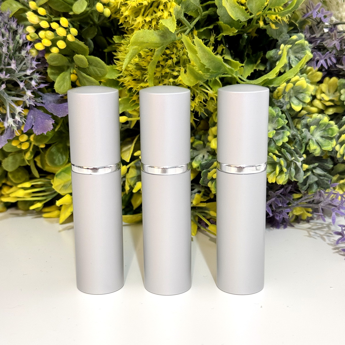 Sticlute pentru parfum 10ml argintii [1]