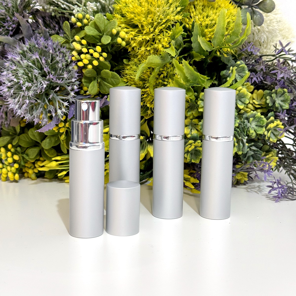 Sticlute pentru parfum 10ml argintii [5]