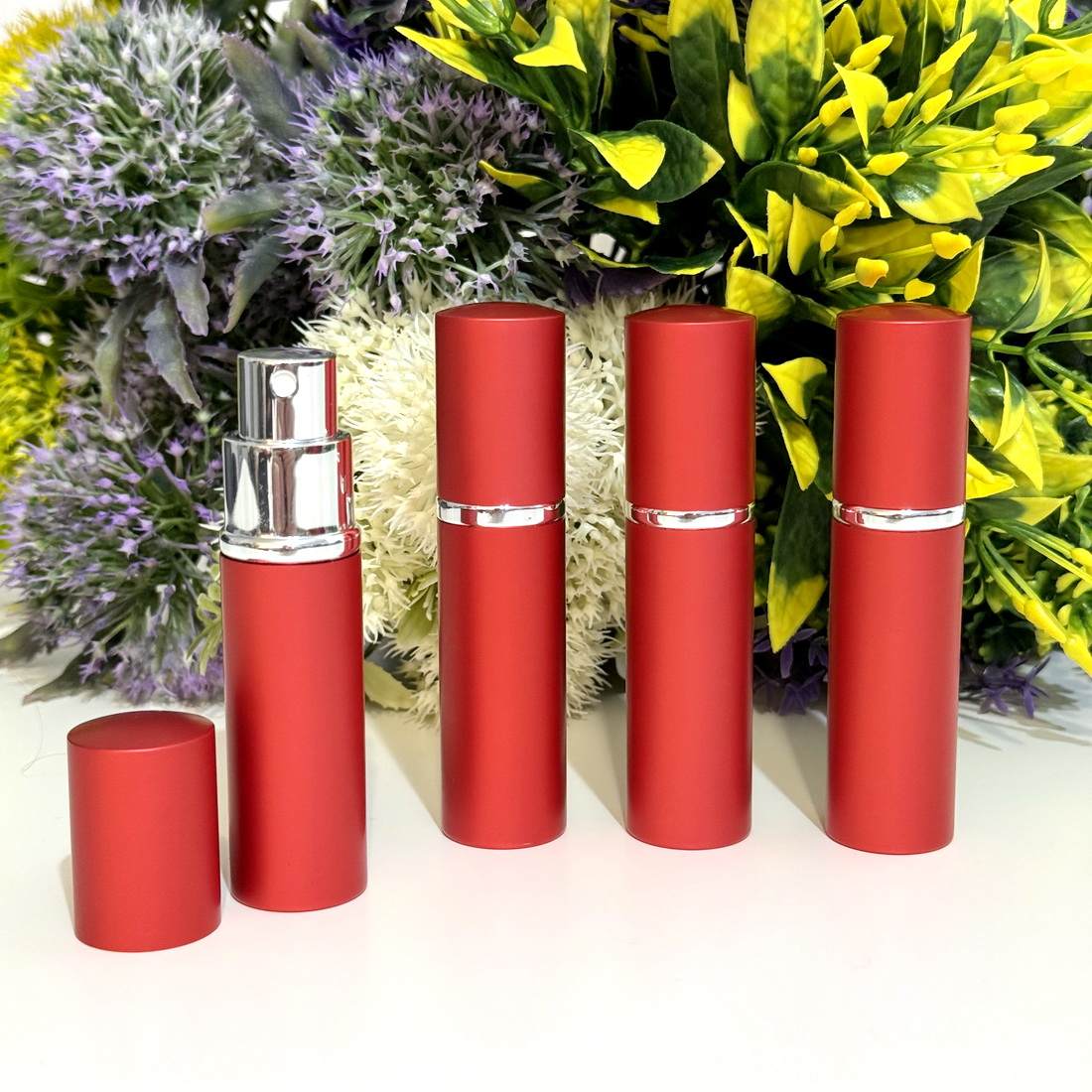 Sticlute pentru parfum 10ml rosii [2]