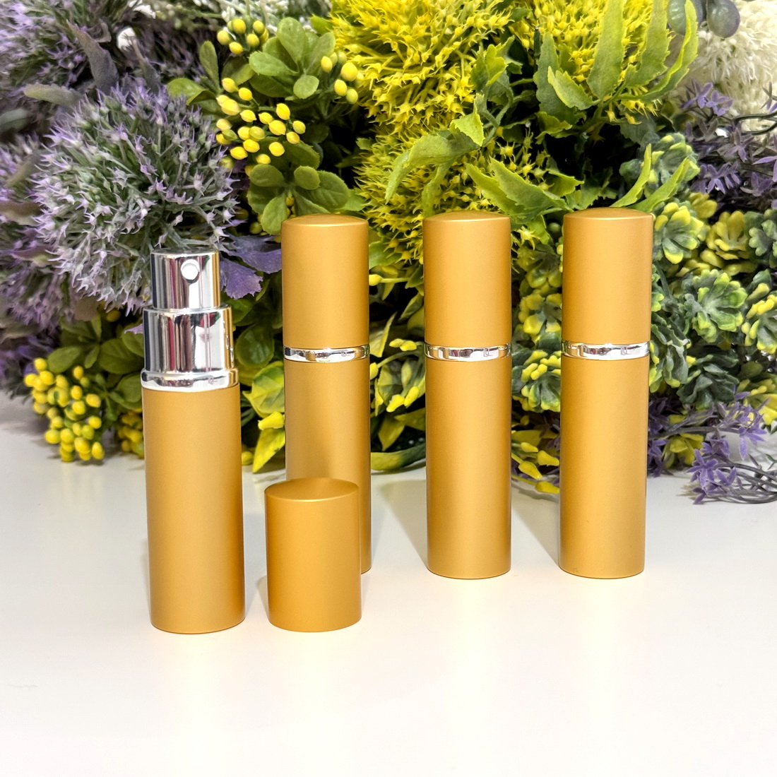 Sticlute pentru parfum 10ml aurii [2]