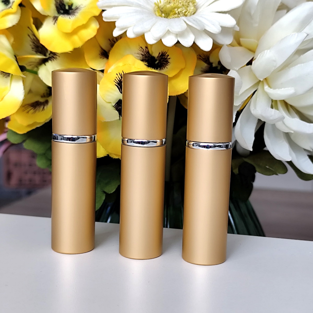 Sticlute pentru parfum 10ml aurii [3]