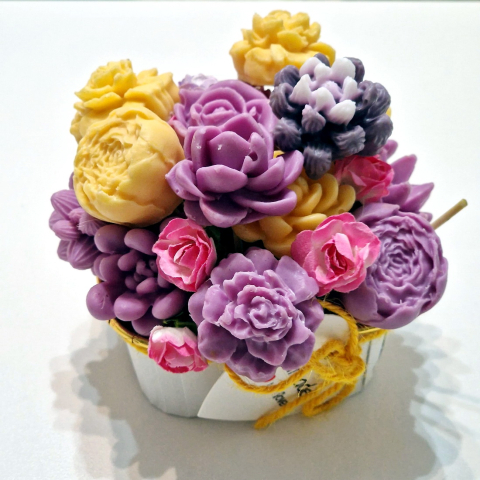 Noutăți - Aranjament din flori de sapun