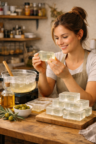 Noutăți - Baza de sapun Forbury cu Ulei de masline – 1 kg