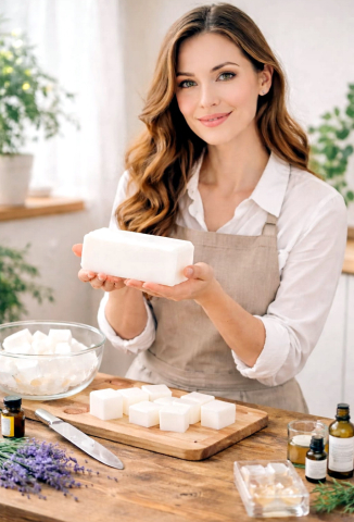 Noutăți - Baza de sapun Forbury cu Unt de Shea Organic alba – 1 kg