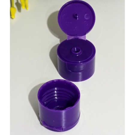 Capac 24 / 410 filetat mov flip-top cilindric [1]