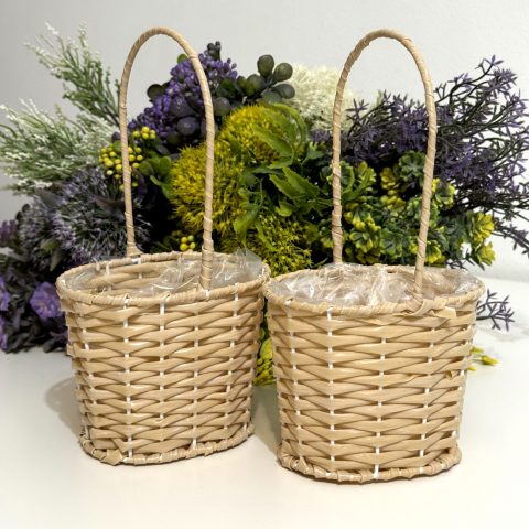 Cosulet bej 12cm x 10cm pentru aranjamente florale [7]