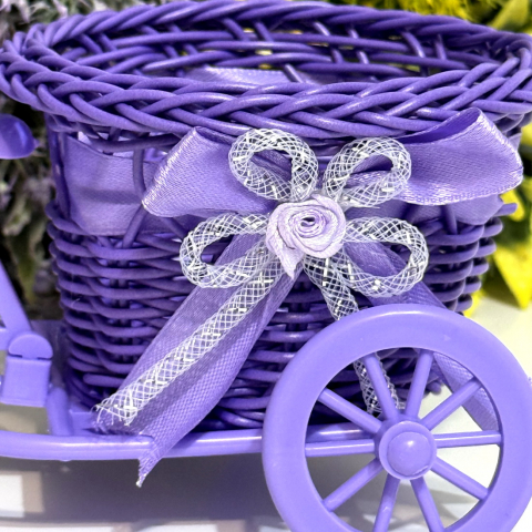 Tricicletă mov pentru aranjamente florale [4]