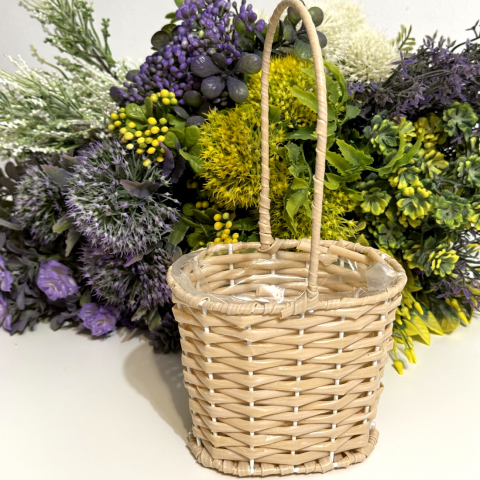 Cosulet bej 12cm x 10cm pentru aranjamente florale [6]