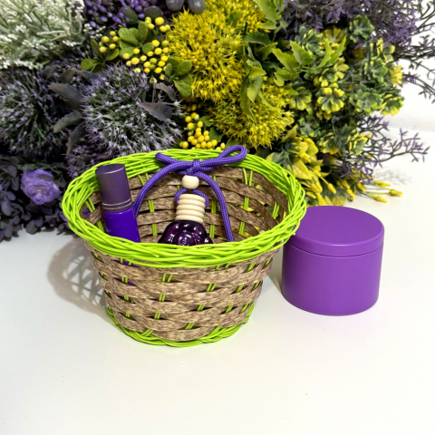 Cosulet verde 15cm x 8cm pentru aranjamente florale [2]