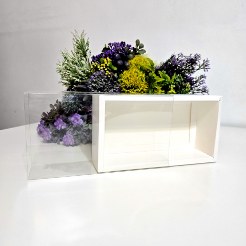 Cutie din carton alba cu capac din plastic 22cm x 12cm x 5cm [1]
